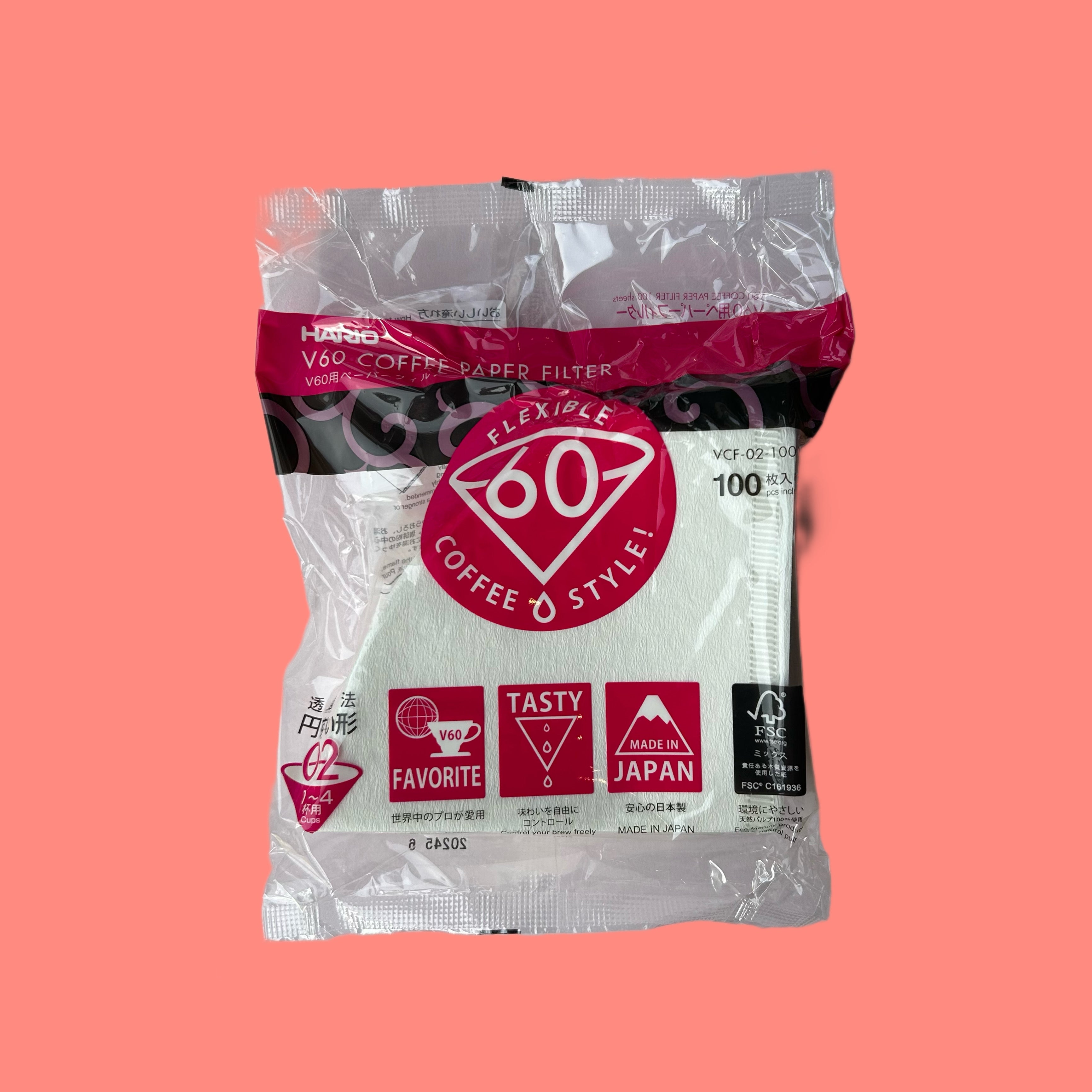 v60 filters, 100 pack